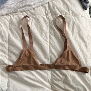 SKIMS Tan Triangle Bra